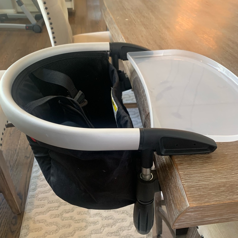 phil&teds Lobster Clip-On Highchair, Black